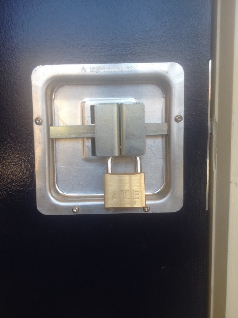door & padlock U Lock Self Storage